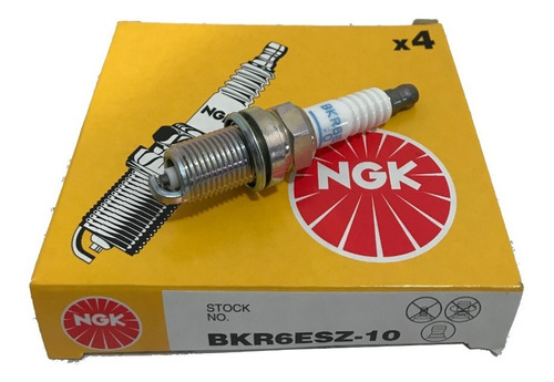 NGK BKR6ESZ-10 - BUJIA RENAULT CLIO II - LOGAN - SANDERO 1.6 16V K4M